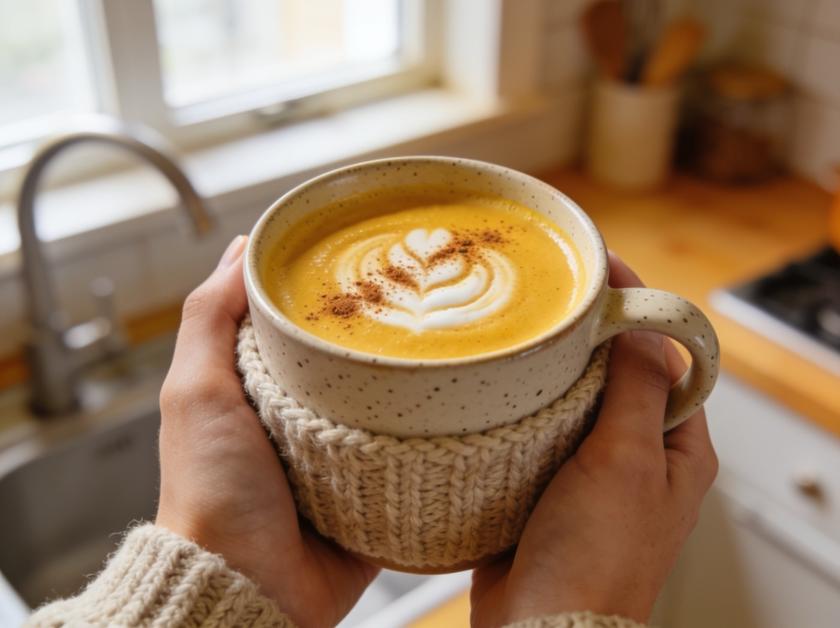 Latte Dourado de Cúrcuma