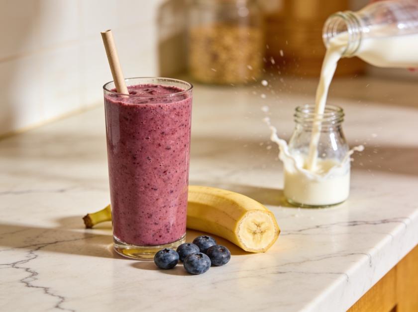 Beeren-Frühstücks-Smoothie