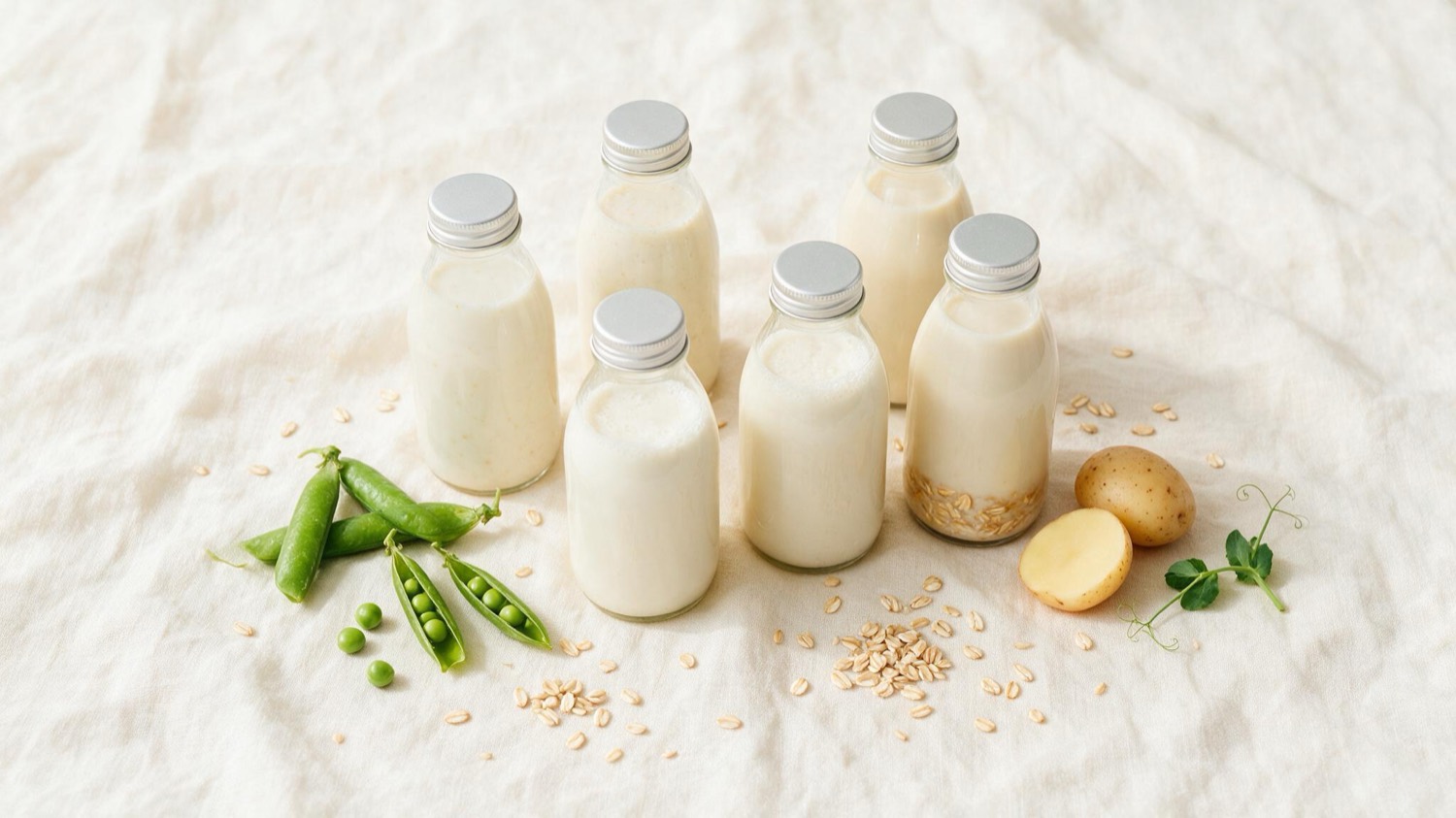 Der neue Milch-Boom: Erbsen, Kartoffeln und Protein ganz ohne Kuh